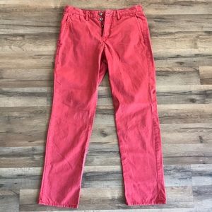 Gap slim fit 30x30 red pants